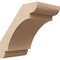 Ekena Millwork 5-inch W x 8-inch D x 8-inch H Olympic Rough Cedar Woodgrain TimberThane Knee Brace, Primed BRCUR05X08X08OLYRCPR - alternate 1